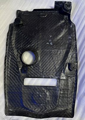 Carbon Fiber Look Engine Cover for Mercedes-Benz C200 C300 W205