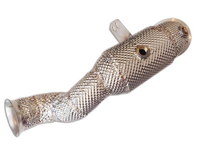 Shielded Straight Downpipe for Benz W205
