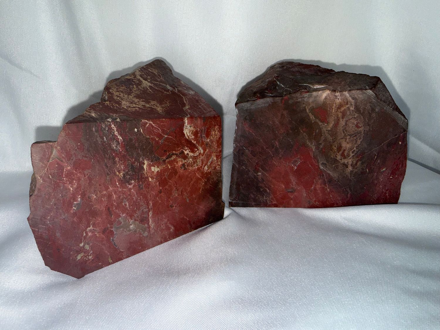 Red Jasper Book Ends