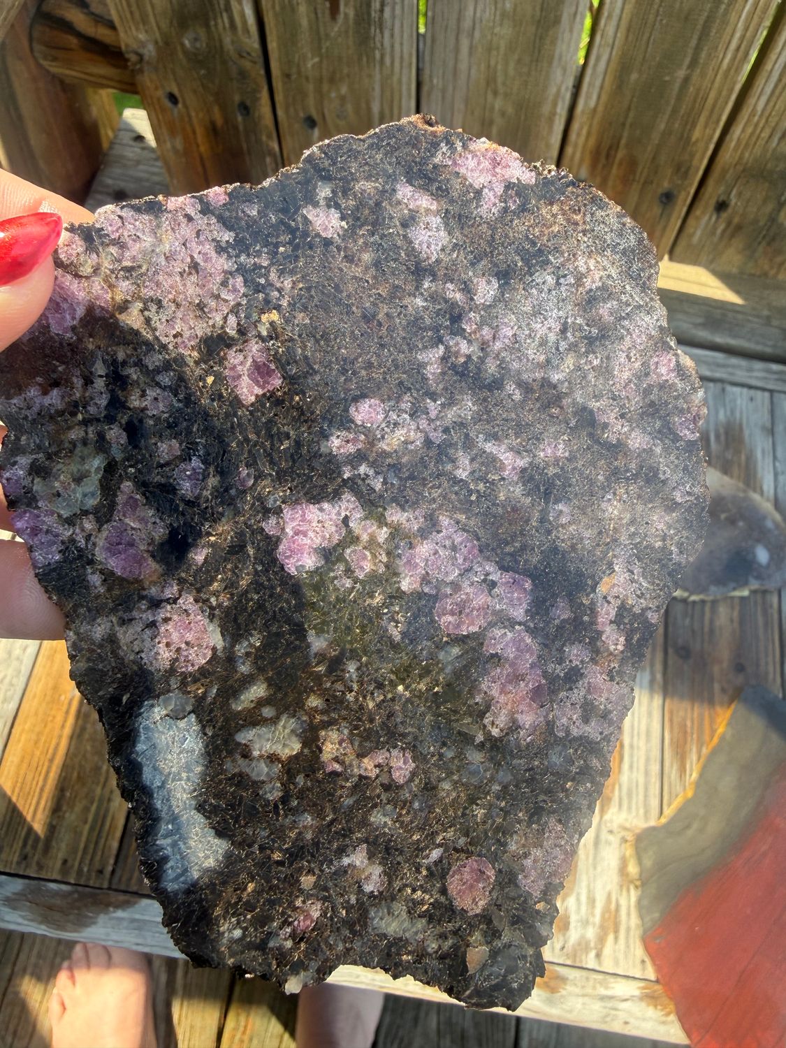Rhodonite Slab