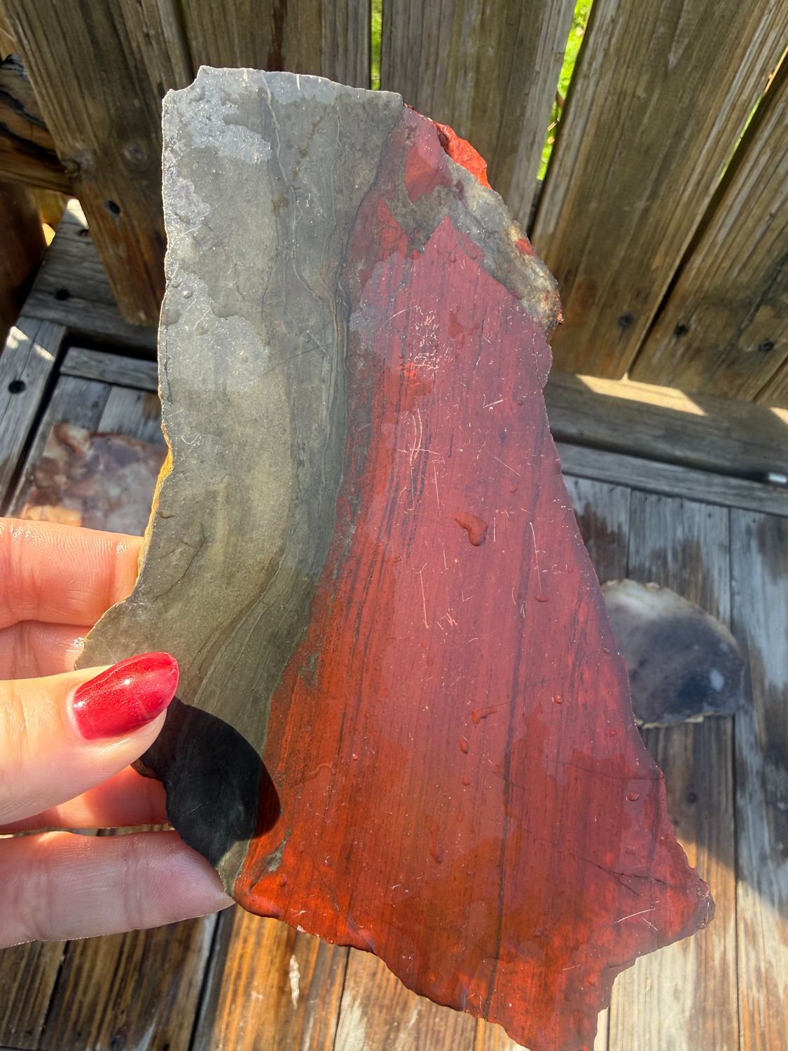 Red Jasper Slab