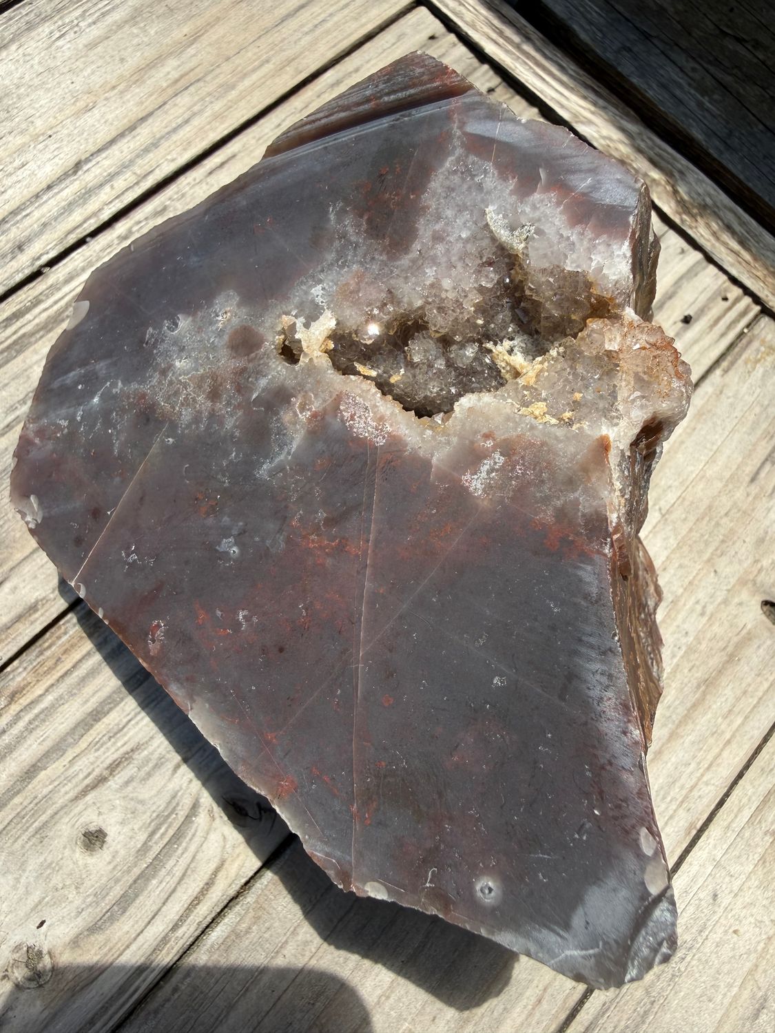 Agate with Crystals