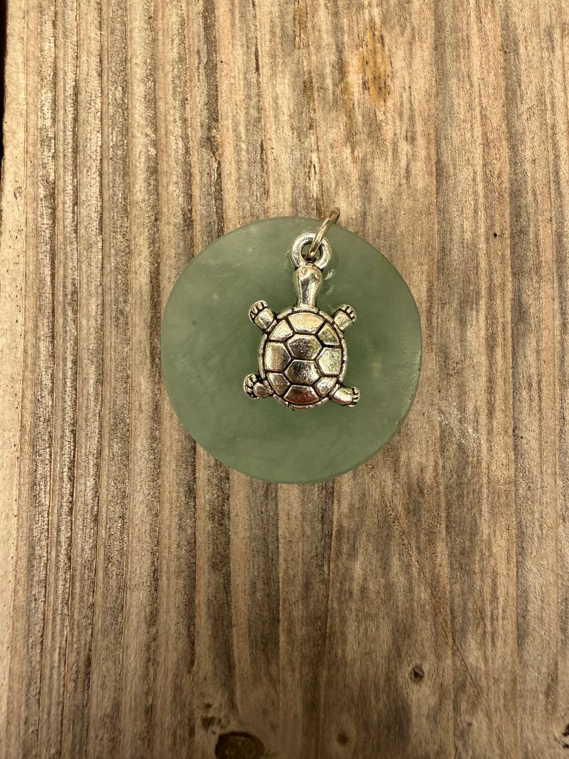 Jadeite Turtle Pendant