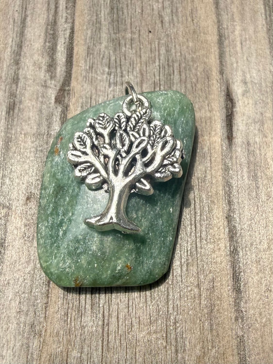 Aventurine Tree Pendant
