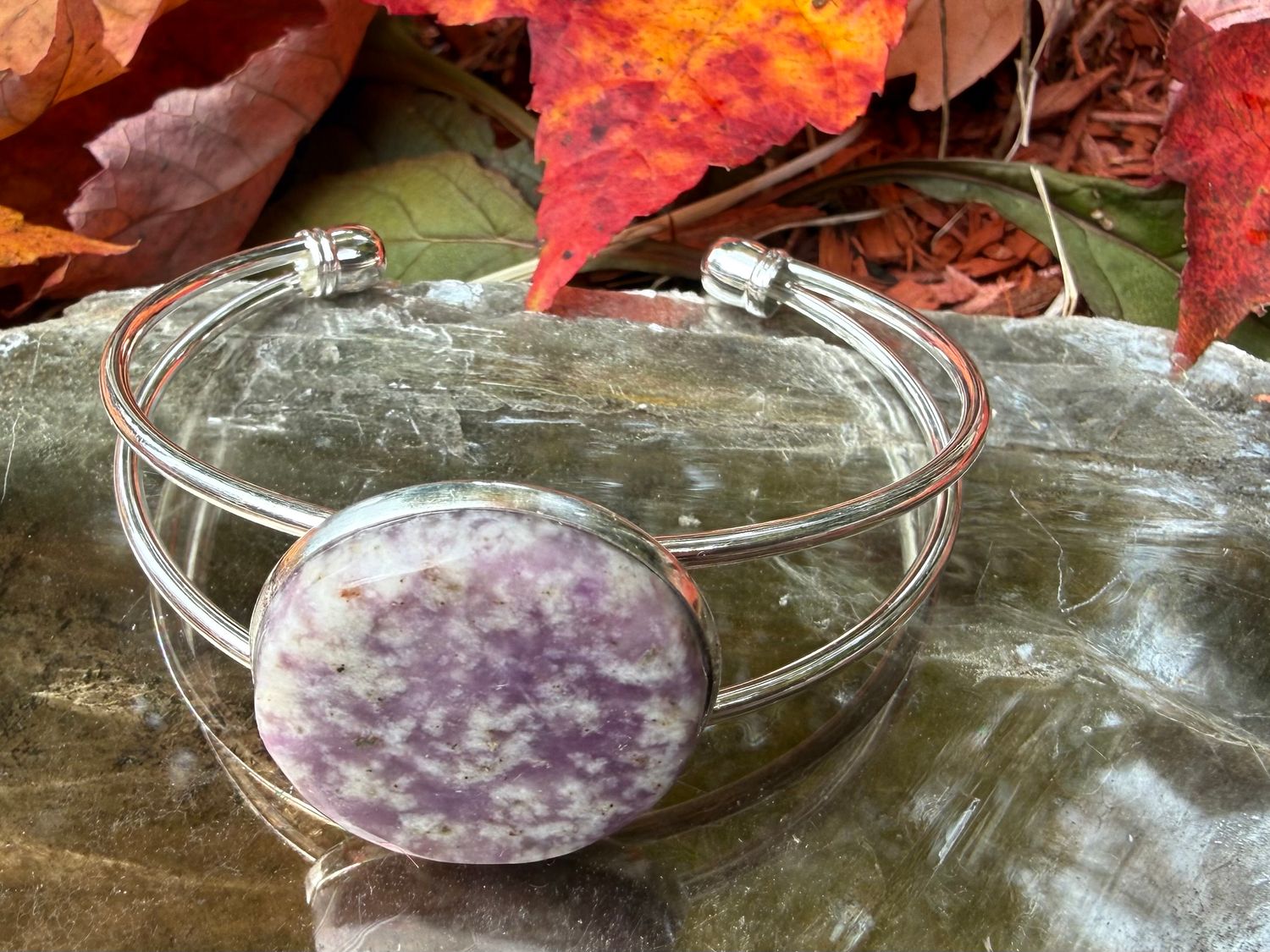 Lepidolite bracelet