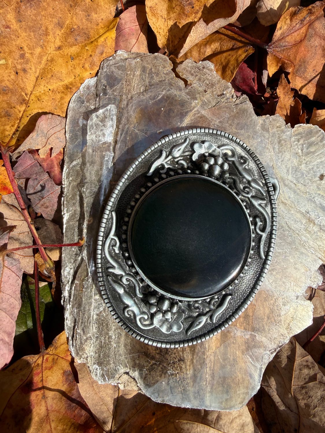 Black Onyx Belt Buckle