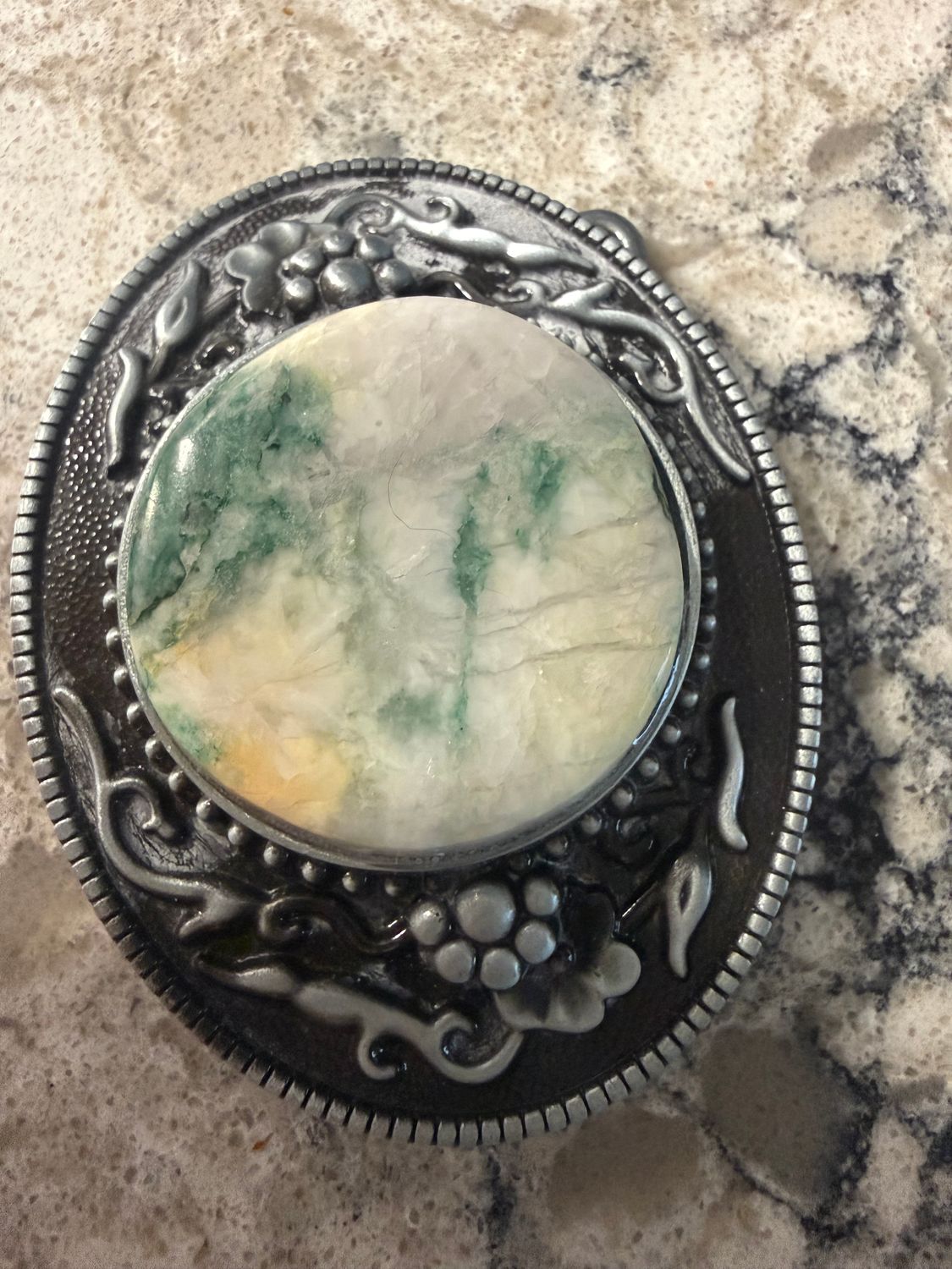 Jadeite Belt Buckle