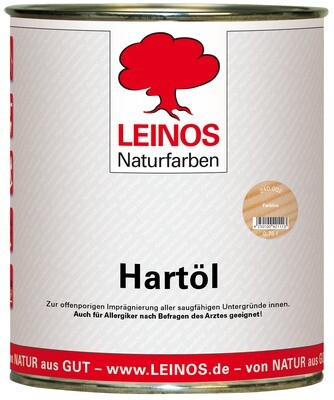 Leinos Hartöl 240
für innen, farblos 0,75 l