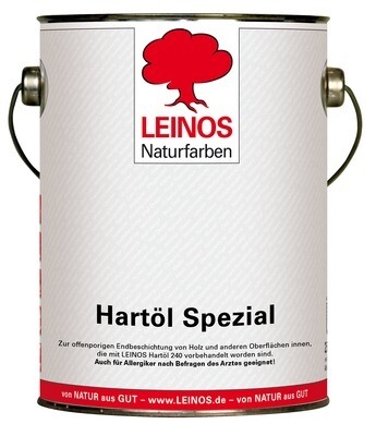 Leinos Hartöl spezial 245 
für innen, farblos 2,5 l