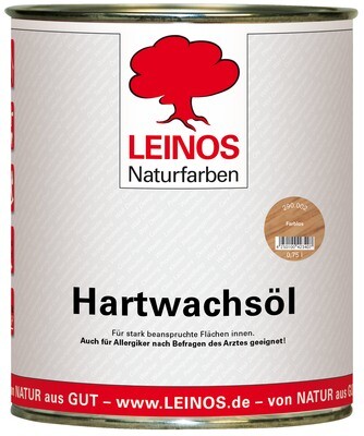 Leinos Hartwachsöl 290
für innen, farblos 0,75 l