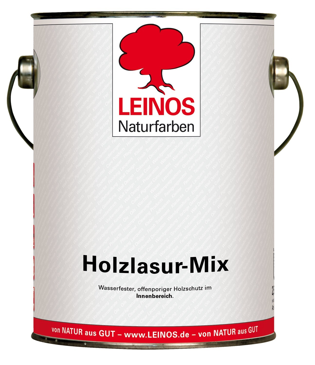 Leinos Holzlasur-Mix 263
für innen, 2,5 l
Erdige Farbtöne