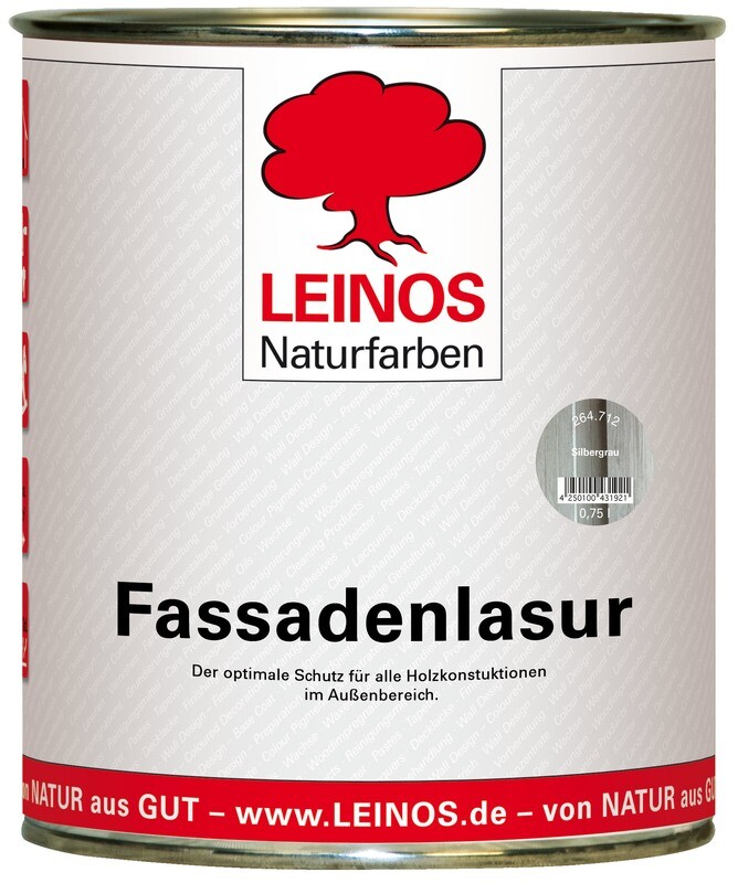 Fassadenlasur 264 0,75 l
für außen, lasierend bis deckend je nach Auftragsstärke