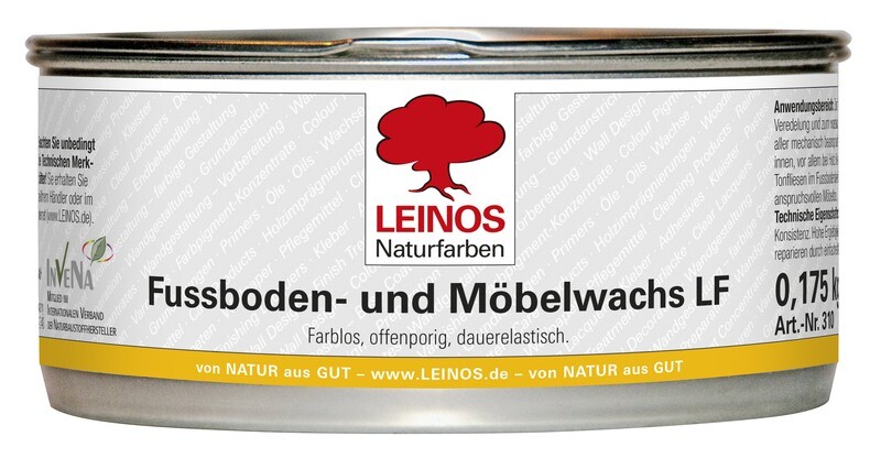 Leinos Fußboden- und Möbelwachs 175 g