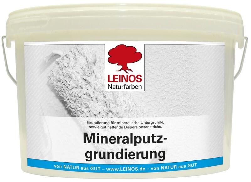 Leinos Mineralputzgrundierung für innen, 10,0 l