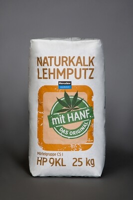 Hessler HP 9KL Naturkalk-Lehmputz mit Hanf 25 kg