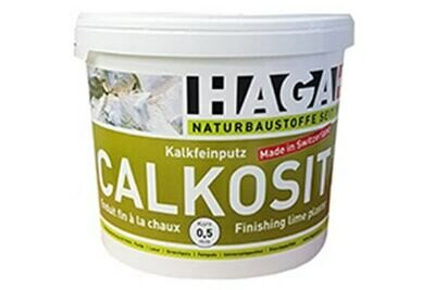 HAGA Calkosit® Kalkfeinputz
Der gebrauchsfertige Bio-Sumpfkalkputz (Kalkfeinputz) für innen und außen