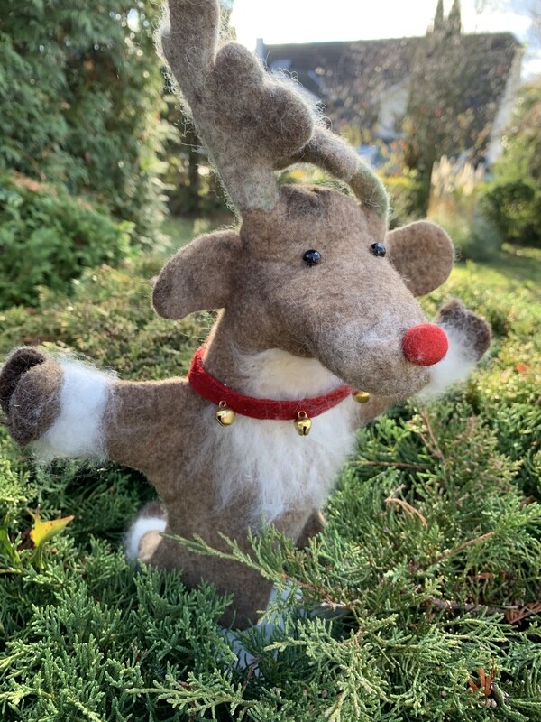 Therapiepuppe/Handpuppe Rentier