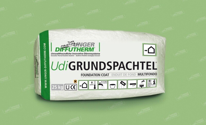UdiGRUNDSPACHTEL® Spachtel, trocken, faserarmiert, hell, 25 kg
