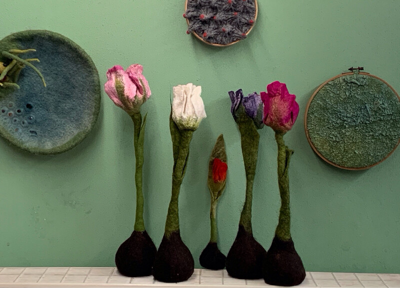 Gefilzte Tulpe