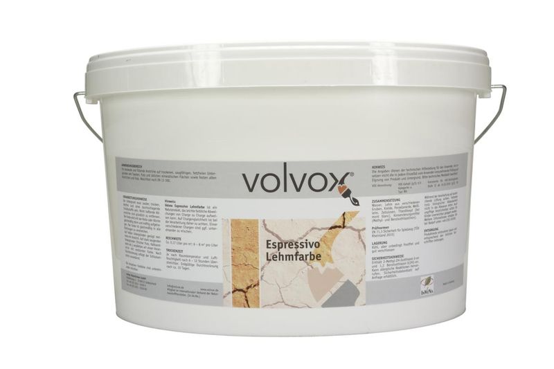 VOLVOX Espressivo Lehmfarbe Mont Blanc 10 l