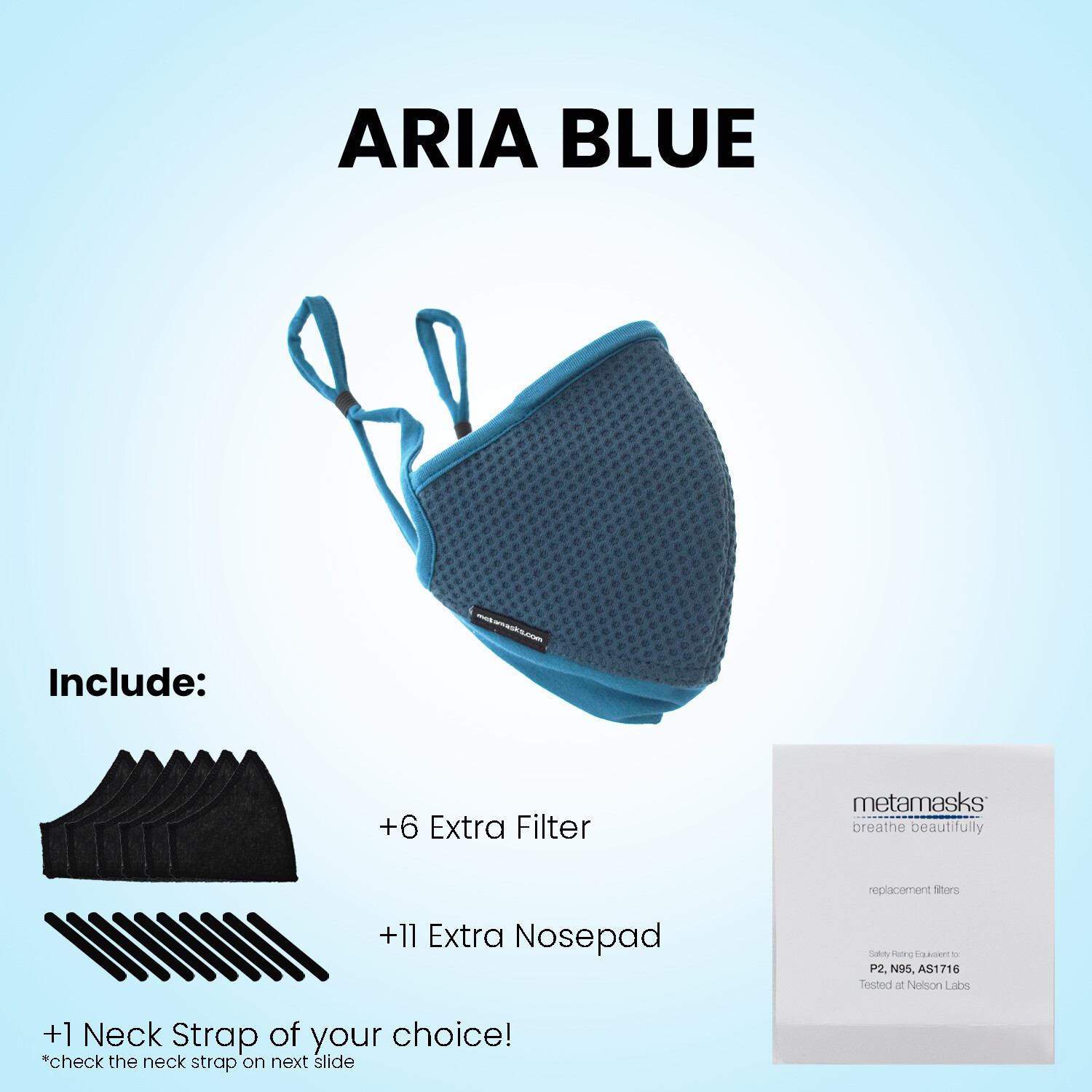 Aria  Full Package Face Mask with Replaceable Filter