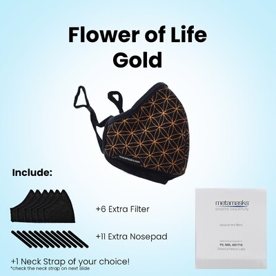 Flower of Life Full Package Face Mask with Replaceable Filter