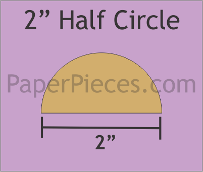 Half Circles 2 inch