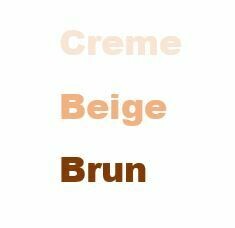 Creme, Beige og Brun