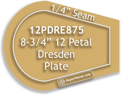 Akryl skjæremal Dresden Petal 8-3/4&quot;