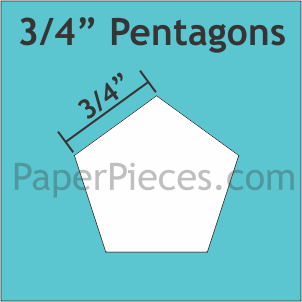Pentagon 3/4 inch 600 stk