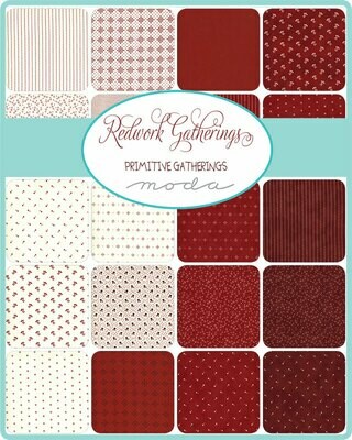 Redwork Gatherings 49110PP Primitive Gatherings 42 Pices