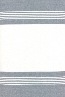 18" Toweling Hvit med grå striper Rocks