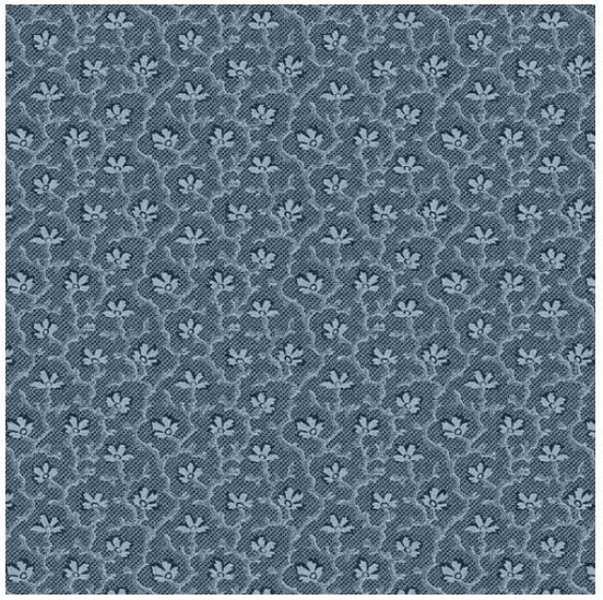 Bountiful Blues Lanterns Winding Buds Blue