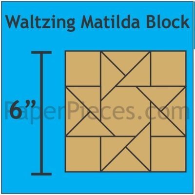 Waltzing Mathilda 6&quot; Block 24 stk