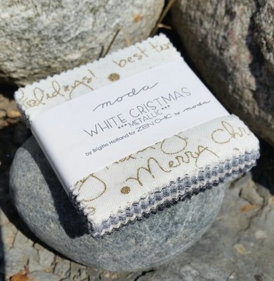 White Christmas Metalic by Zen Chic MC