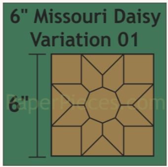 Missouri Daysy 6" 2 stk blokker