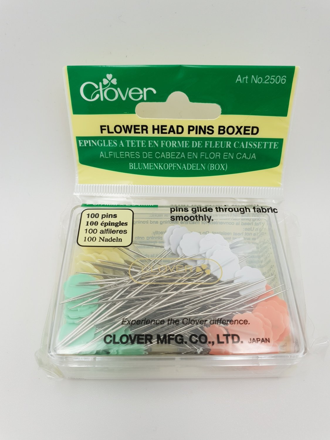 Clover Flower head knappenåler