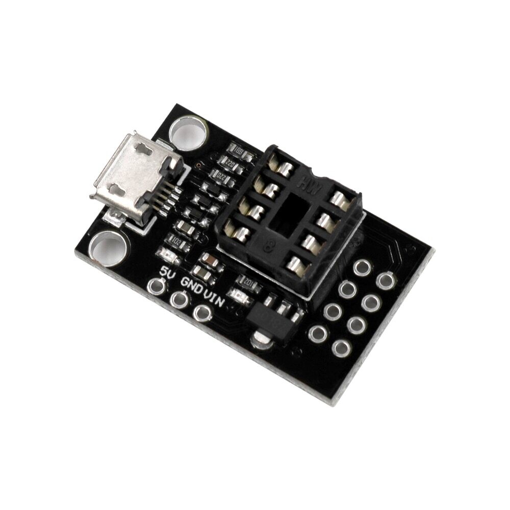Micro USB Программатор для ATtiny13A, ATtiny25, ATtiny45, ATtiny85