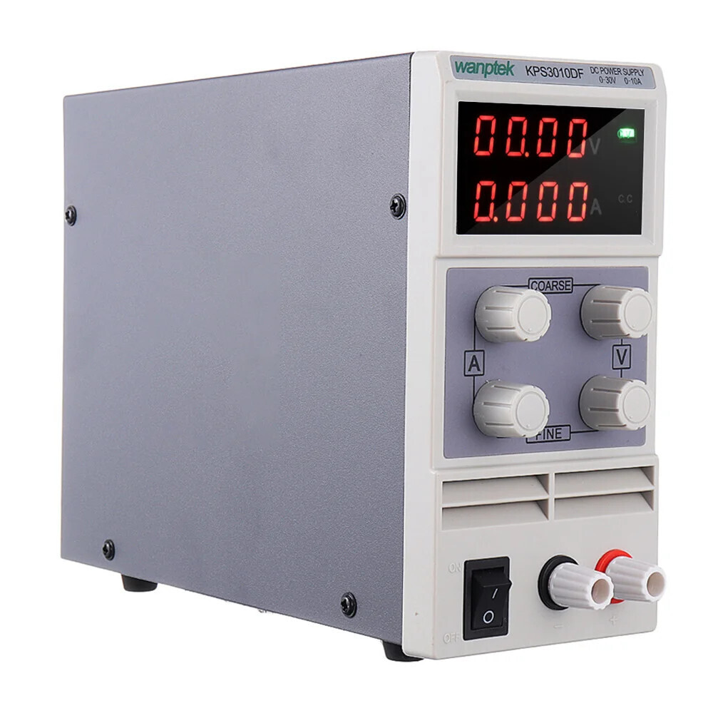 Wanptek KPS3010DF 0-30 В 0-10A 110 В / 220 В Регулируемый источник питания постоянного тока LED