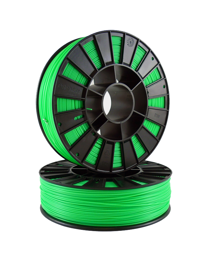 ABS пластик SEM 1,75 зеленый флуоресцентный