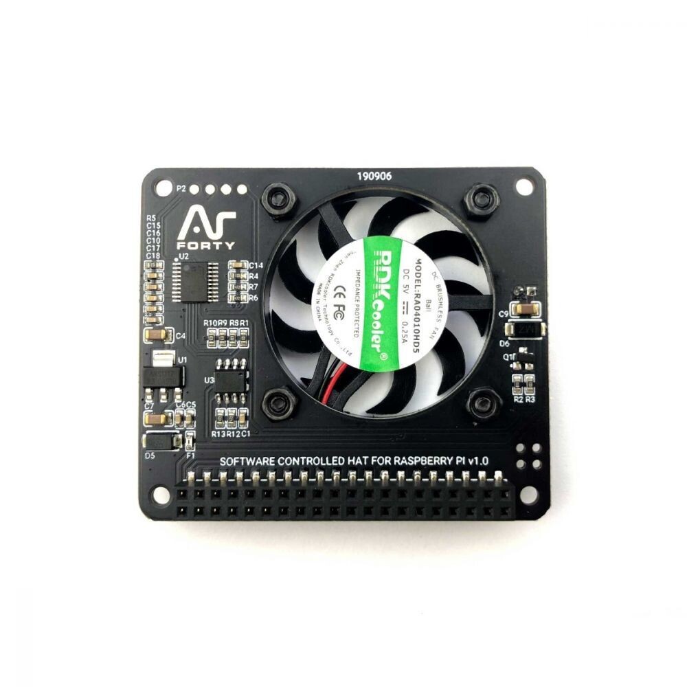 Шилд вентилятора Argon для Raspberry Pi 4B, 3B, 3B +