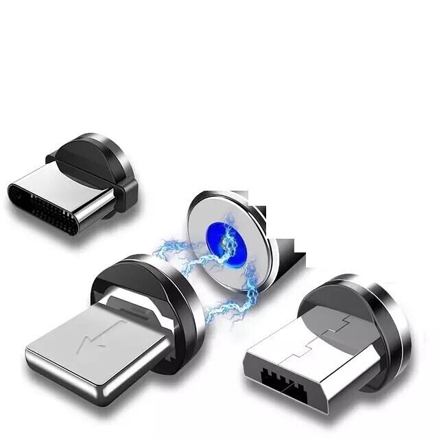 UGREEN Магнитный Micro USB, Type C переходник для мобильных телефонов (3А + передача данных)
