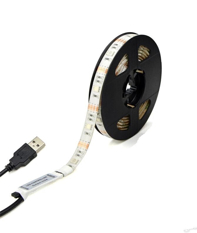USB светодиодная лента 2835 SMD DC5V White (белый) 1 метр
