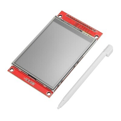 Дисплей 2.4 дюймов TFT Touch LCD сенсорный, встроенный Micro SD слот