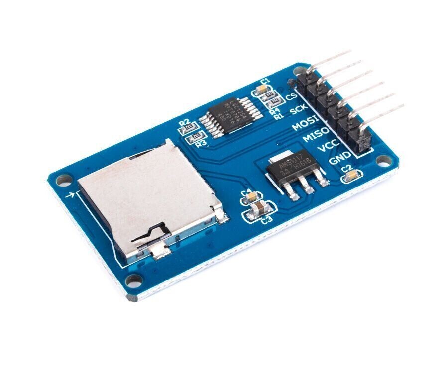 Модуль SPI интерфейса с преобразователем уровня микро SD карта для arduino