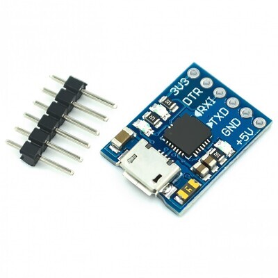 Последовательный преобразователь Micro USB к UART ttl модуль 6Pin для arduino