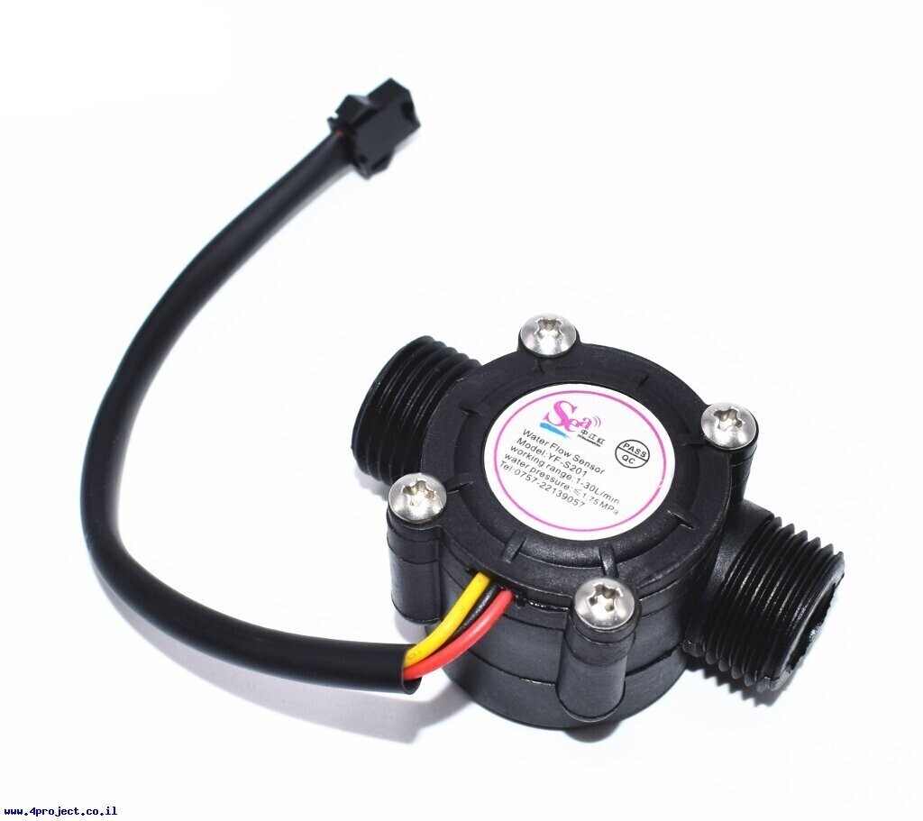 Расходомер воды управление 1-30L/мин 2.0MPa YF-S201