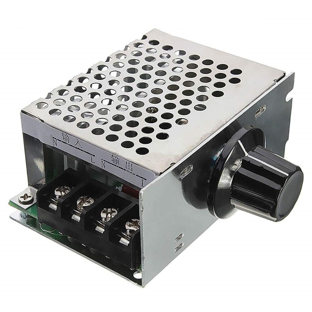 Регулятор напряжения scr dimmer  AC 220 В 4000 Вт, Размеры: 86x76x37 мм