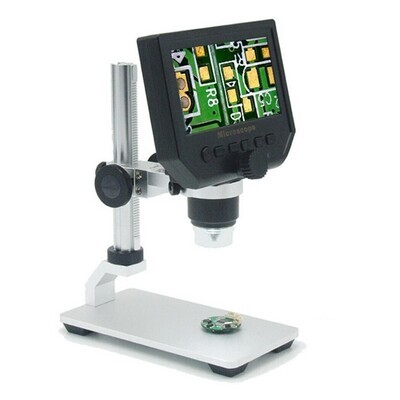Цифровой микроскоп с металлической подставкой 4,3 дюймов HD 600X 3,6 Мп