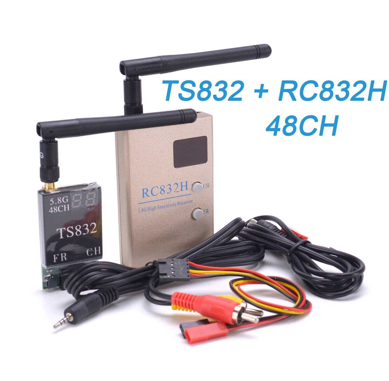 AKK TS832+RC832 5.8G 48CH 5000M диапазон FPV аудио-видео передатчик и приёмник для FPV дрона